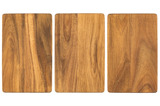 Комплект 3 досок для разделки и сервировки 21,5*13,5*1 см, дерево акации - Elan gallery фото 6