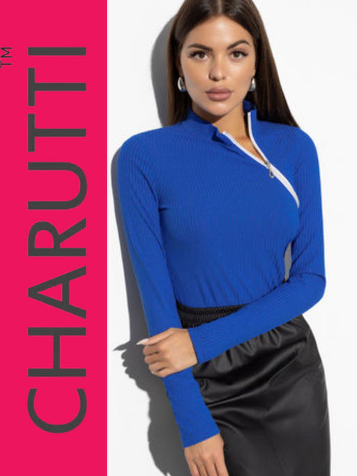 Водолазка Сейчас или никогда (electric blue) - Charutti фото 7