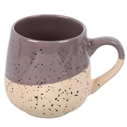 Кружка керамика, 330 мл, Твист, Daniks, коричневая (451760)  фото 2