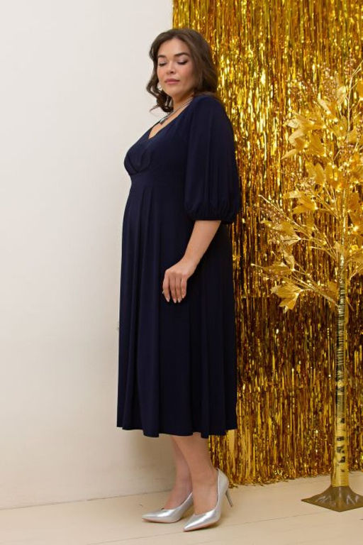 Платье Luxury Moda 1380 синий
