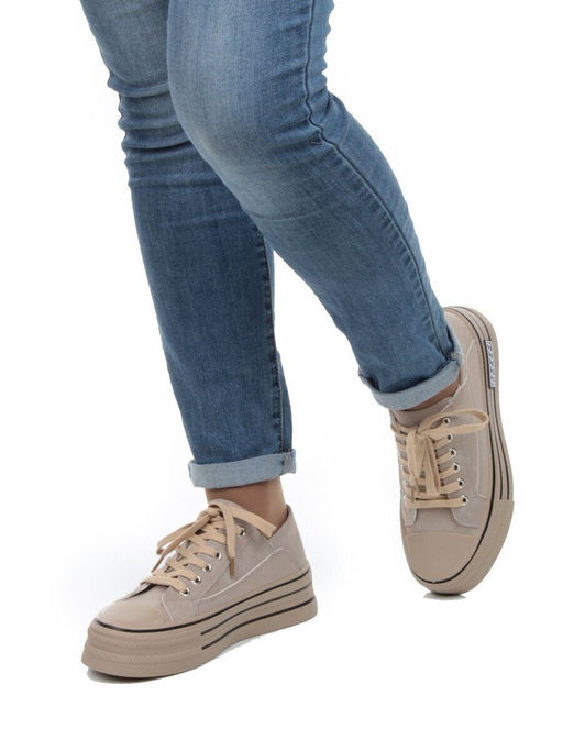 05-6036-22 BROWN Кроссовки женские (искусственные материалы) - No name фото 4