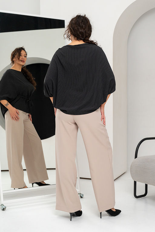 Блузка ТБ-113 черный горох - Angelika фото 9