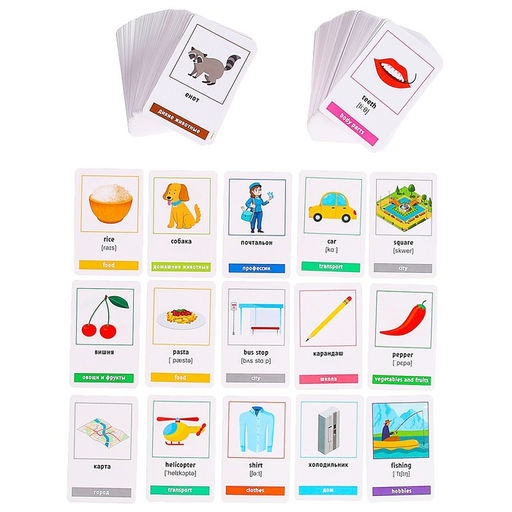 Развивающий набор 300 первых слов на английском - Iq-zabiaka фото 2