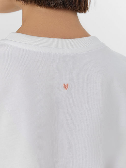 Футболка женская оверсайз белая