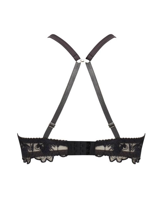 Бюстгальтер с отделкой из сетки с вышитым узором - Deseo фото 3