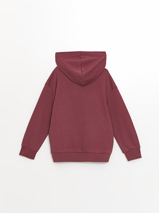 Kap??onlu Minnie Mouse Bask?l? Uzun Kollu K?z ?ocuk Sweatshirt - Waikiki фото 2