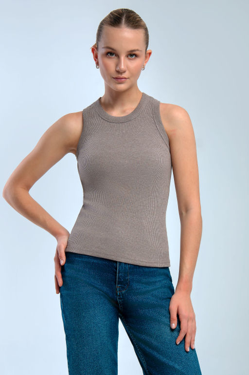 Арт.3201/4 Майка женская 42-46 (3 шт) Цвет:кофейный - Калинка фото 7