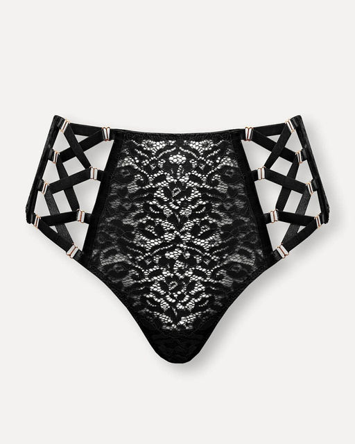 Трусы-стринги с декоративной шнуровкой - Deseo фото 4