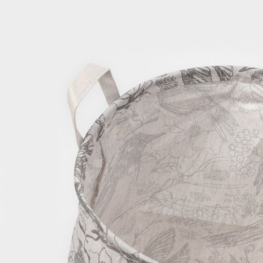 Корзина для белья Доляна Узор, 3542 см, бежевая фото 2