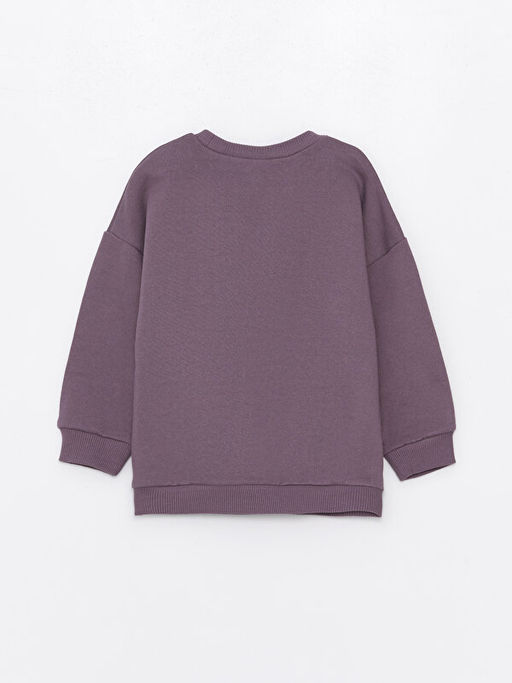 Bisiklet Yaka Uzun Kollu Bask?l? Erkek Bebek Sweatshirt ve E?ofman Alt? 2li Tak?m - Waikiki фото 3