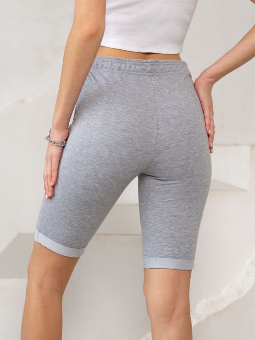 Велосипедки футер 2-хнитка,темно-серые - Binita фото 9