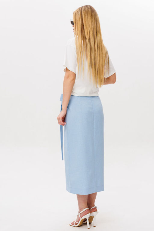 Юбка AmberA 1122 голубой фото 3