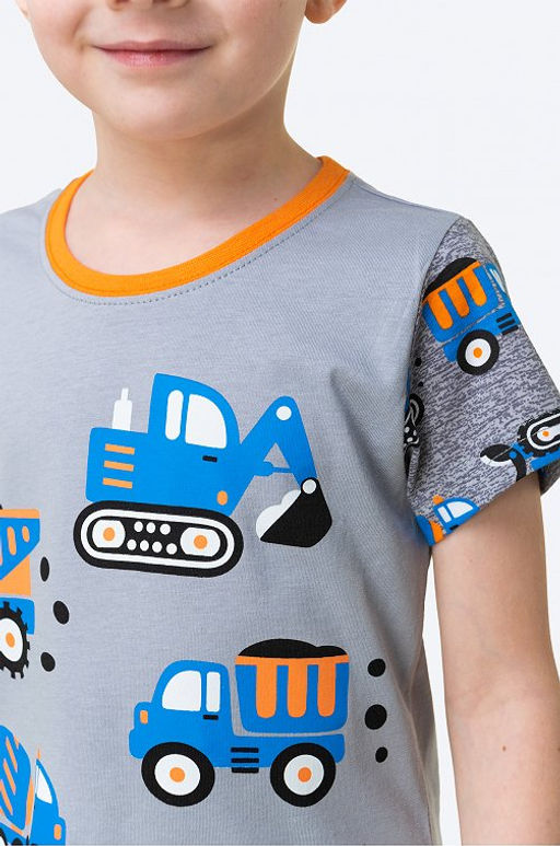 Пижама для мальчиков футболка+шорты - Bonito kids фото 3