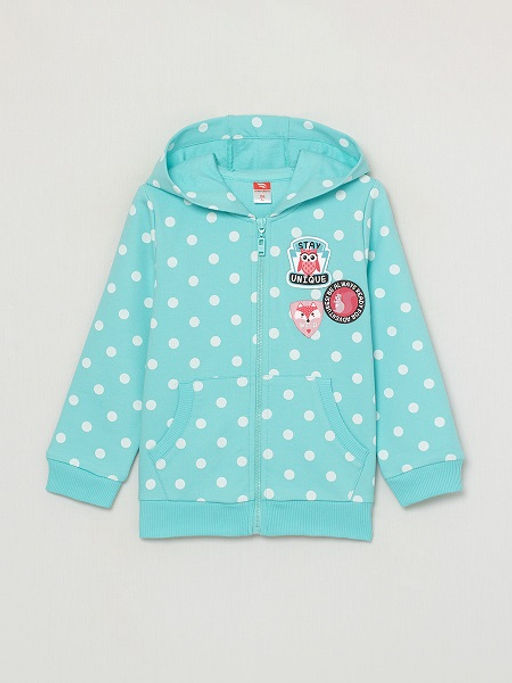CRB wear/CWKG 62827-49-284 Толстовка для девочки, светло-бирюзовый/Ex.Cherubino  фото 7