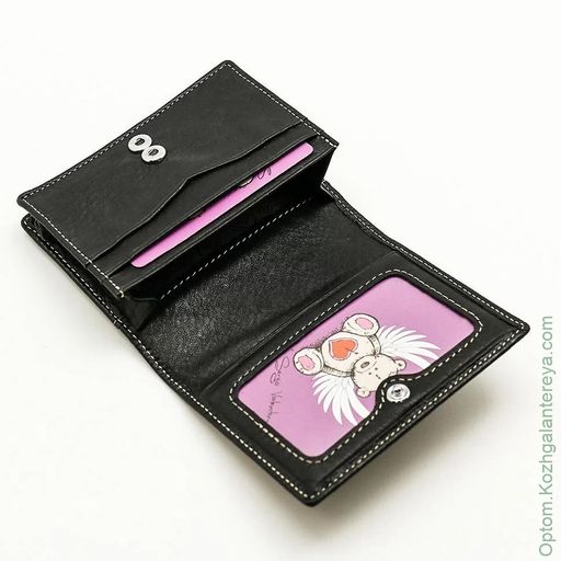 Женская кожаная визитница Sergio Valentini СВ 8115-491/2  фото 5