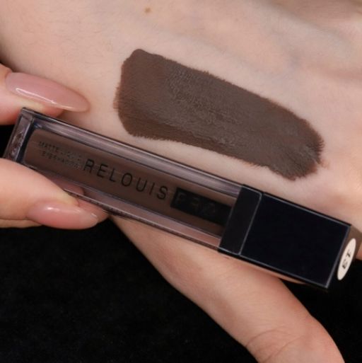 RELOUIS Тени жидкие матовые Matte Liquid Eyeshadow т.13 Mocha Coffee  фото 4