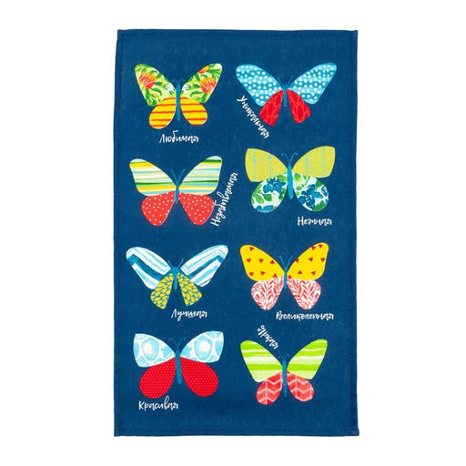 Набор кухонных полотенец Доляна 8 Марта, 35х60см-4шт, 100% хл  фото 5