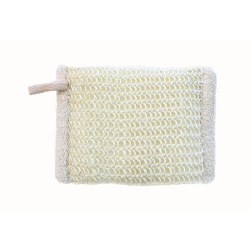 Мочалка-брикет сизалевая с хлопком 12939