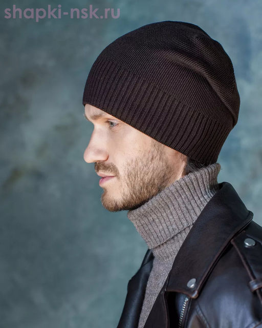 F 490 Шапка мужская (57-59)