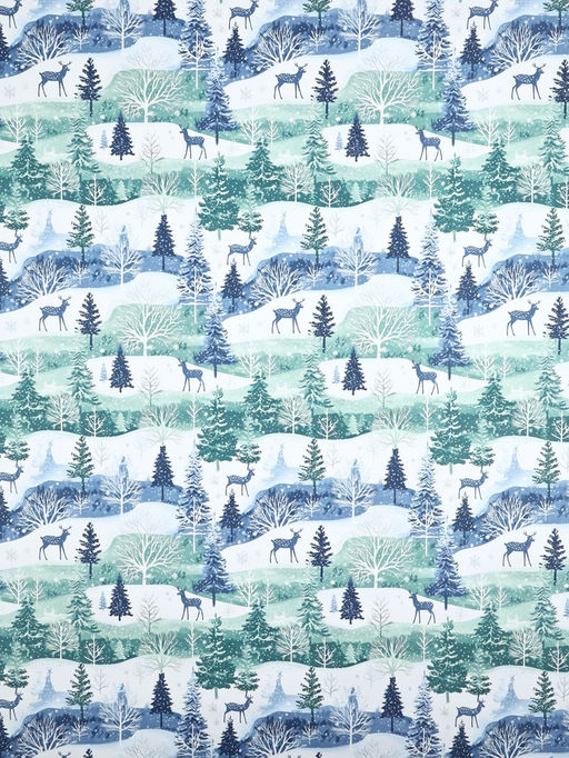 Набор упаковочной бумаги с наклейками «Новый год», 6 листов, 70 × 100 см