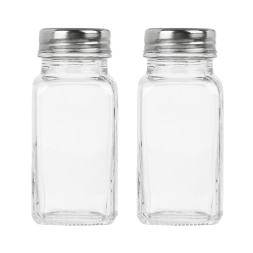 Набор Банок 2шт для соли и перца 4.2x9.3см 80мл,стекло, нерж.сталь арт. 828-339 - Полимербыт фото 4