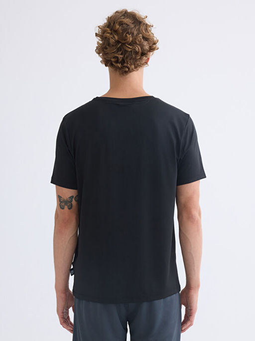 Bisiklet Yaka Real Madrid Bask?l? Erkek Taraftar Ti??rt