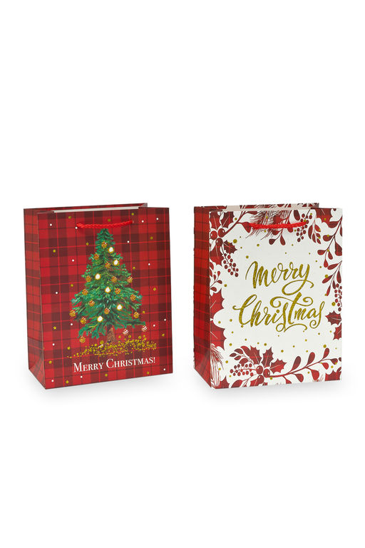 Пакет Новогодний 18*23*10 см (12 шт) SF-7567, микс №40 - Больше подарков фото 3