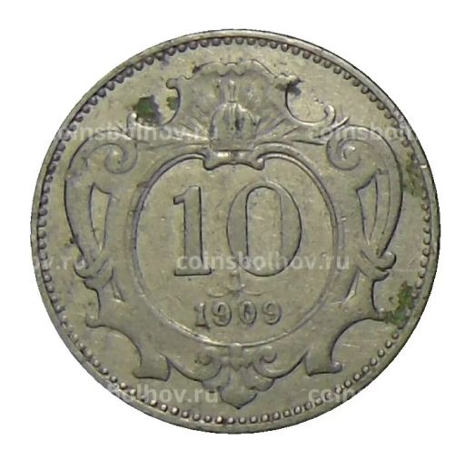 10 геллеров 1909 года Австрия
