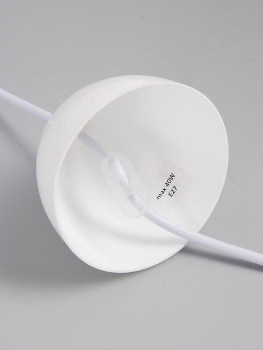 Светильник подвесной 1113/1, E27, 40 Вт, 13.5×84 см, белый