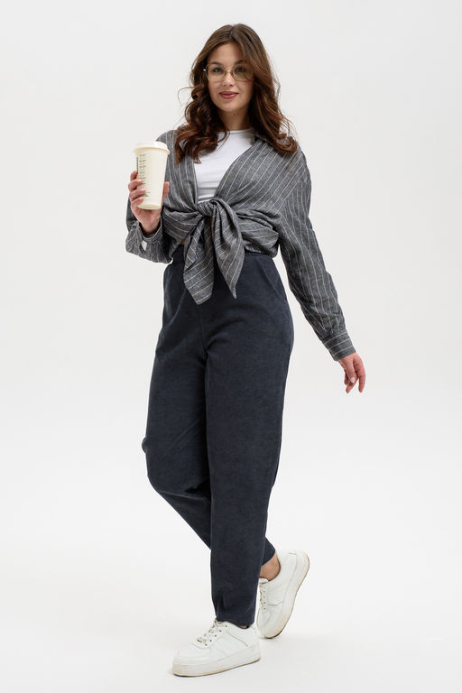 Брюки Натали микровельвет в ассортименте фото 38