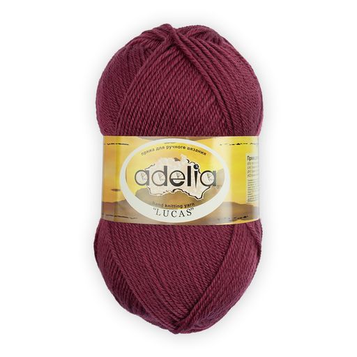 Пряжа ADELIA LUCAS 70% шерсть, 30% акрил 5 шт. х 100 г 218 м  10 м