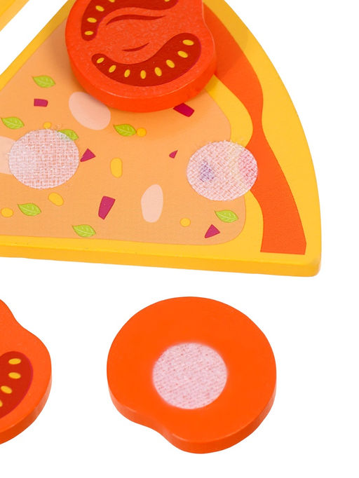 Деревянный кухонный набор - сортер «Пицца»
