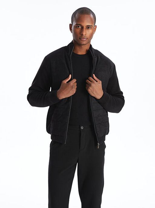 Standart Kal?p Dik Yaka Erkek Triko H?rka