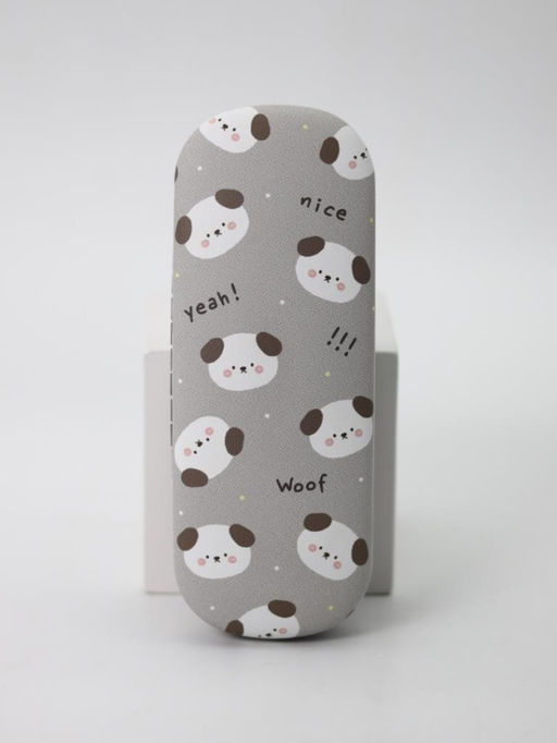 Чехол для очков GIRLY "Many dog", grey