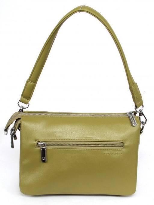 Сумка женская искусственная кожа Marrivina-22027, 3отд, плечевой ремень, зеленый SALE 262613 - Adelia фото 7