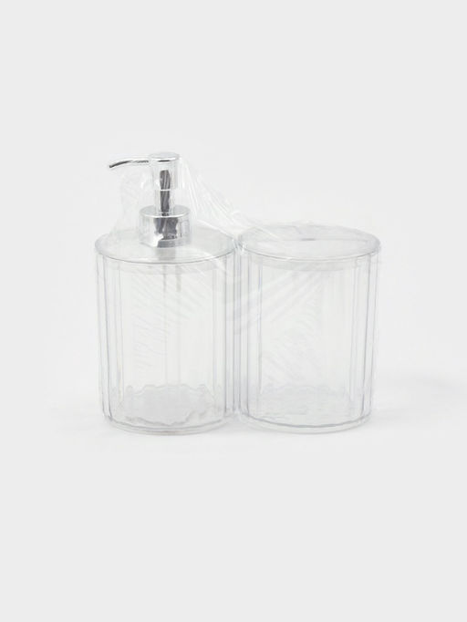 Набор для ванной 2 предмета (дозатор, стакан)