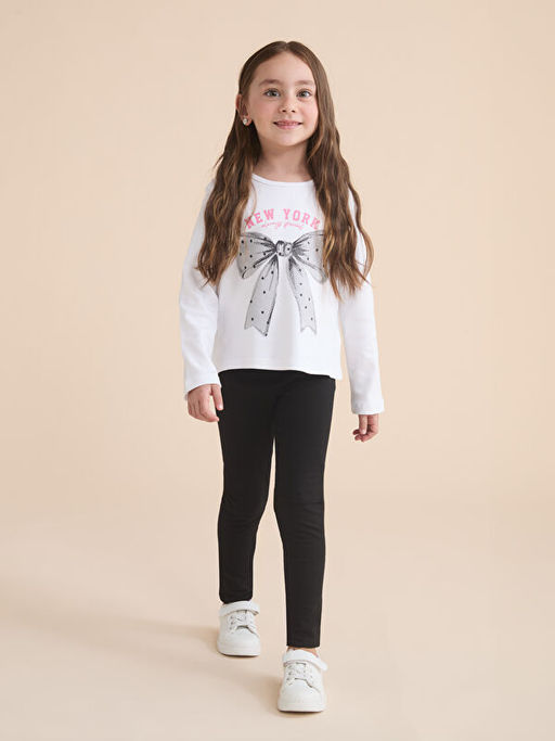 S?per Skinny Fit K?z ?ocuk Tayt 2li