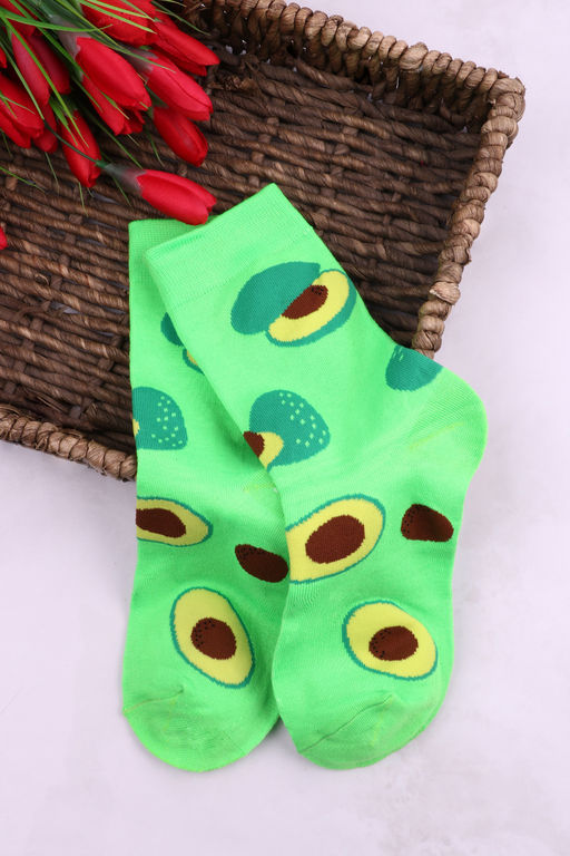 Носки женские в банке GL1709 Crazy fruit