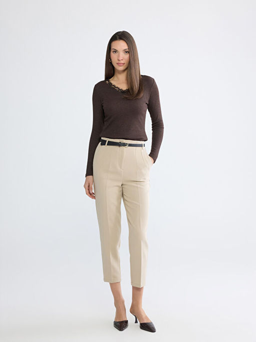 V Yaka Dantel Detayl? Bluz