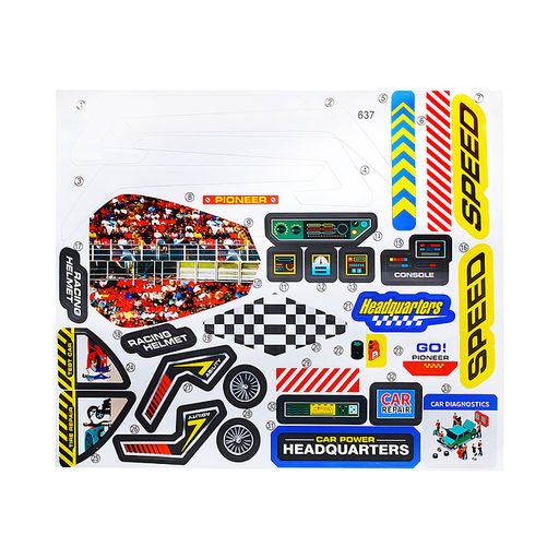 Парковка "Автотрек-трансформер. Пожарник" в коробке