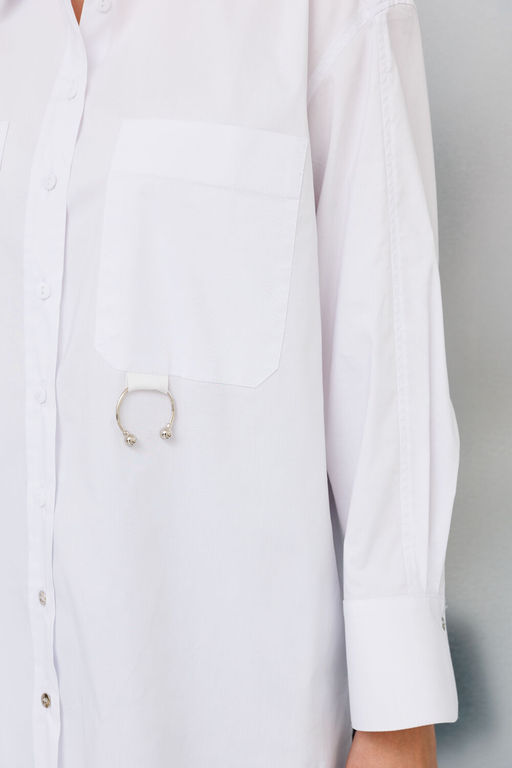 Рубашка KOKOdea 213540.1 белый  фото 5