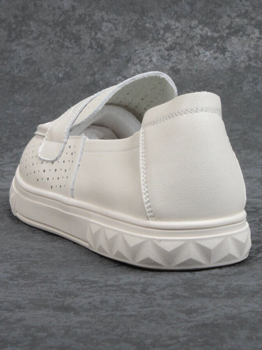 03-DXT50-2 BEIGE Лоферы женские (натуральная кожа)