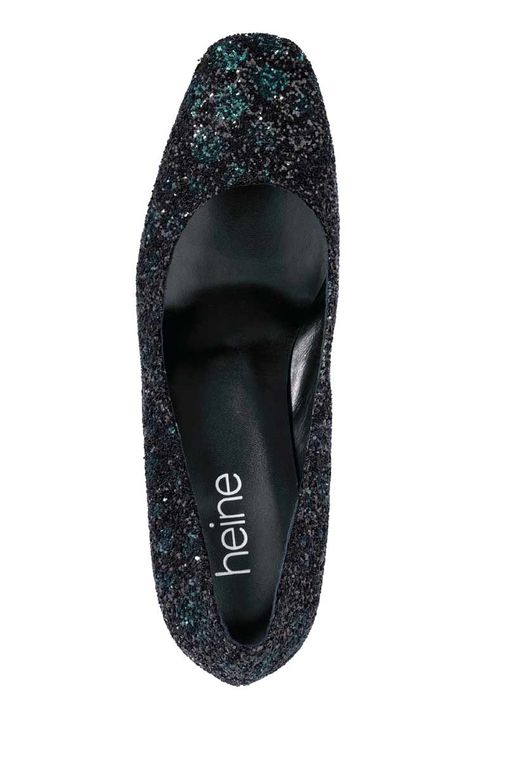 Туфли, черно-зеленые - Heine фото 4