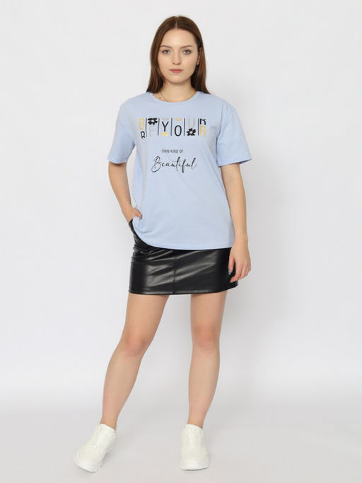 CRB wear/CSLW 60358-43 Футболка женская,голубой/Ex.Cherubino  фото 20