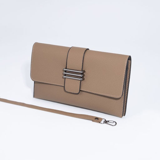 Сумка женская на магните, цвет бежевый