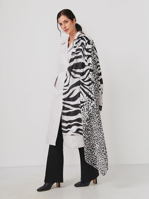 Большой, мягкий, тонкий и очень нежный двусторонний палантин - Tantino фото 4