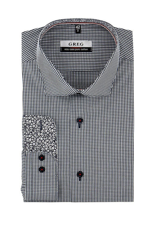 Сорочка мужская длинный рукав GREG 134/131/ROM/ZN/1p  фото 2
