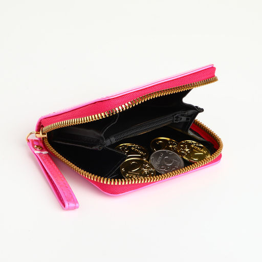 Кошелёк на молнии «Глянец», розовый