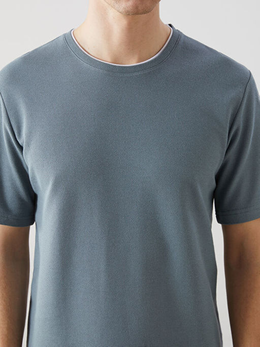 Bisiklet Yaka K?sa Kollu Erkek Ti??rt