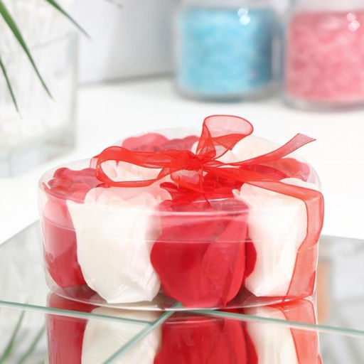 Мыльные розочки, красные и белые, набор 9 шт. - Simaland фото 2